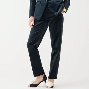 Kate straight leg pant in stretch velvet